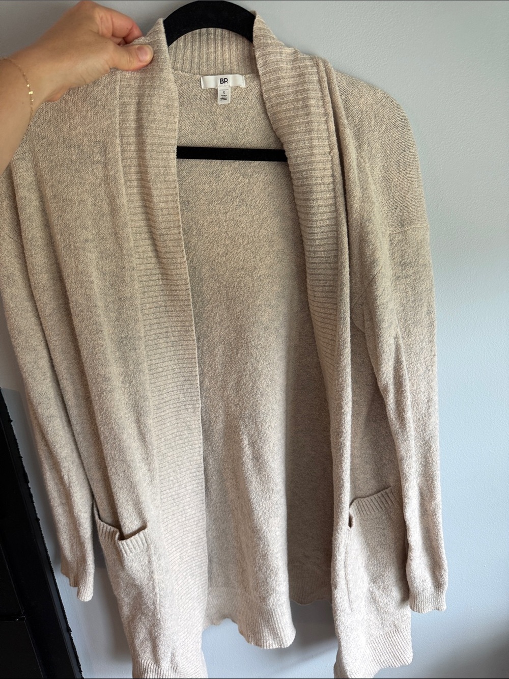 bp Soft Cream Open-Front Women's Cardigan